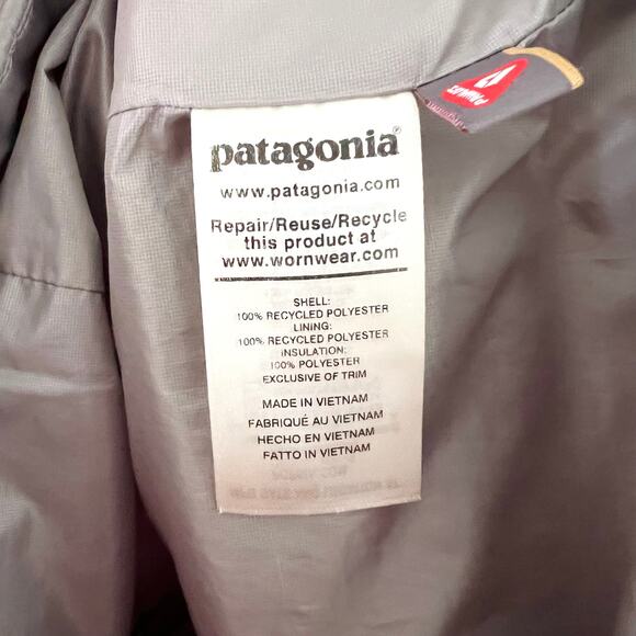Patagonia Gray Nanopuff Zip Jacket Women's Small - Picture 7 of 7